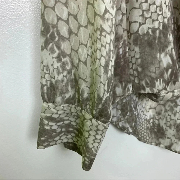 INC  International Concepts Animal Print Blouse - Picture 6 of 9